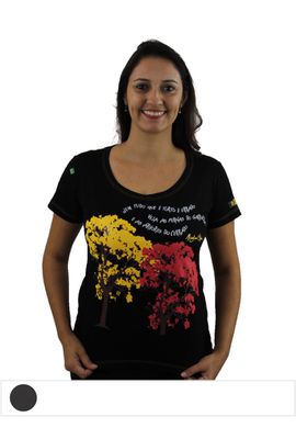 Babylook Nicolas Behr Ipês Preta - Tertúlia Produtos Literários