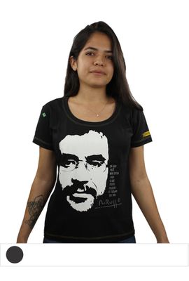 Babylook Renato Russo Vento no Litoral Preta - Tertúlia Produtos Literários