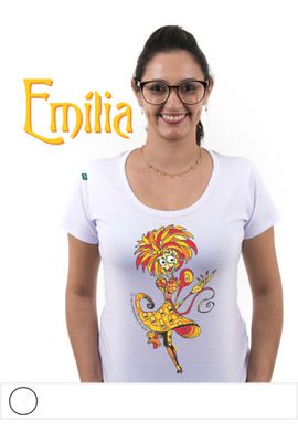 BABYLOOK EMÍLIA - Branca - O SÍTIO DE TIM BURTON - Tertúlia Produtos Literários
