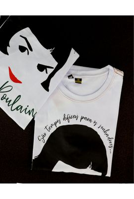Camiseta Amélie Poulain - Branca - Tertúlia Produtos Literários