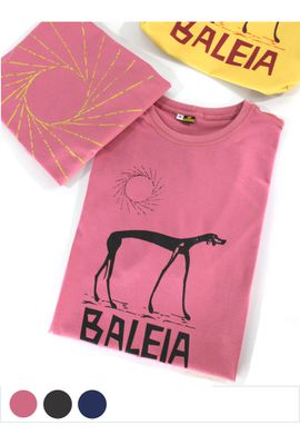 Camiseta Baleia - Goiaba - Tertúlia Produtos Literários