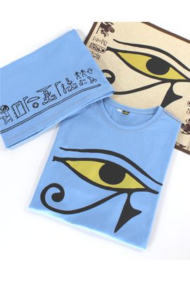 Camiseta Olho de Hórus Egito - Azul - Tertúlia Produtos Literários