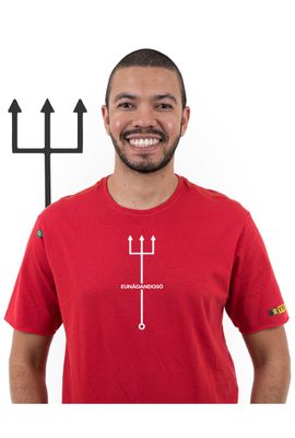 Camiseta Exu - Vermelha - Tertúlia Produtos Literários