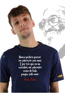 Camiseta Paulo Freire Marinho - Tertúlia Produtos Literários