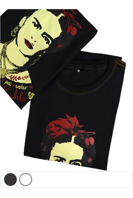 Camiseta Frida Kahlo Alas - Preta - Tertúlia Produtos Literários