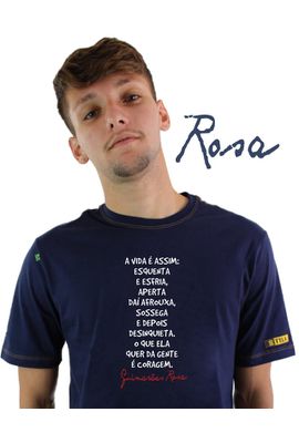 Camiseta Guimarães Rosa - Marinho - Tertúlia Produtos Literários