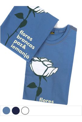 Camiseta Iemanjá - Azul Claro - Tertúlia Produtos Literários