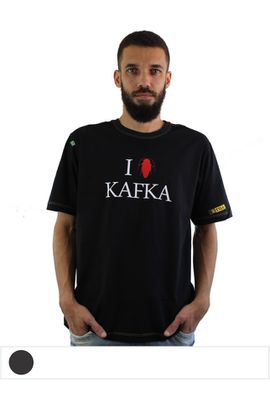 Camiseta Kafka Preta - Tertúlia Produtos Literários