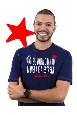 Camiseta Leonardo da Vinci - Marinho - Tertúlia Produtos Literários