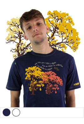 Camiseta Nicolas Behr Ipês Marinho - Tertúlia Produtos Literários