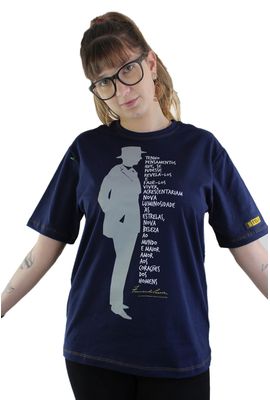 Camiseta Fernando Pessoa Marinho - Tertúlia Produtos Literários