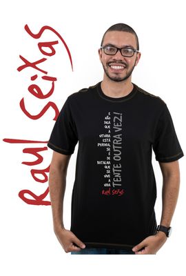 Camiseta Raul Seixas - Preta - Tertúlia Produtos Literários