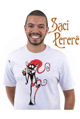 CAMISETA SACI - Branca - O SÍTIO DE TIM BURTON - Tertúlia Produtos Literários