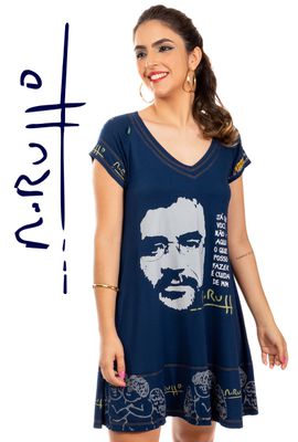 Vestido Renato Russo Marinho - Tertúlia Produtos Literários