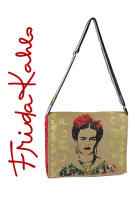 Bolsa Notebook Frida Kahlo Olhos Cru - Tertúlia Produtos Literários