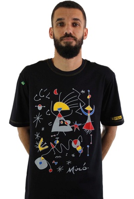 Camiseta Miró Preta - Tertúlia Produtos Literários