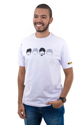 Camiseta Beatles Branca - Tertúlia Produtos Literários
