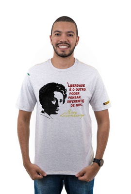 Camiseta Rosa Luxemburgo liberdade Gelo - Tertúlia Produtos Literários