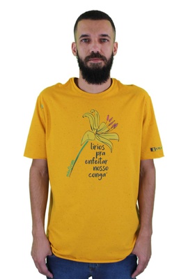 Camiseta Oxum Mostarda - Tertúlia Produtos Literários