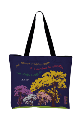 BOOK BAG NICOLAS BEHR - Azul - Tertúlia Produtos Literários