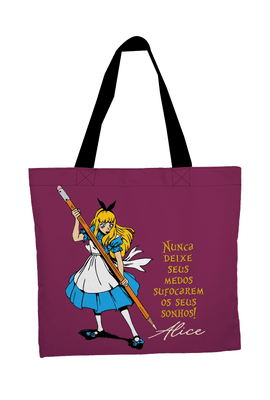 Bolsa Alice - Roxa - Tertúlia Produtos Literários