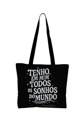 BOOK BAG Pessoa Sonhos - Preta - Tertúlia Produtos Literários