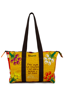 BOLSA ZÍPER TERTÚLIA - Cora Coralina - Tertúlia Produtos Literários