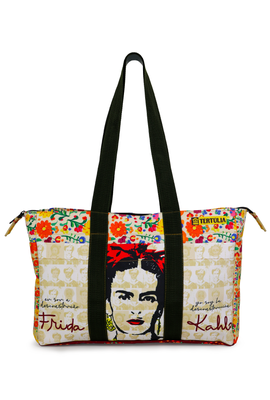 BOLSA ZÍPER TERTÚLIA - Frida Kahlo - Tertúlia Produtos Literários