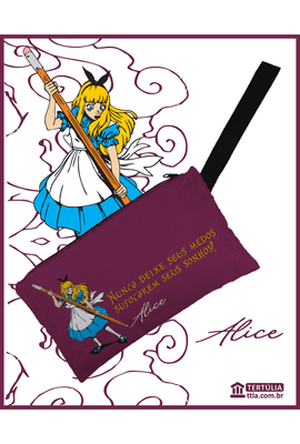 NÉCESSAIRE Alixe - Roxa - Tertúlia Produtos Literários