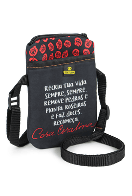 BOLSA CELULAR TERTÚLIA - CORA CORALINA RECRIA - Tertúlia Produtos Literários