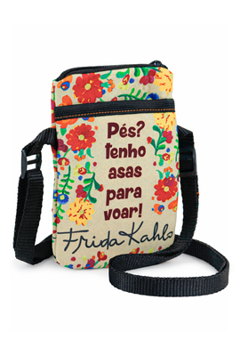 BOLSA CELULAR TERTÚLIA - FRIDA KAHLO PÉS - Tertúlia Produtos Literários