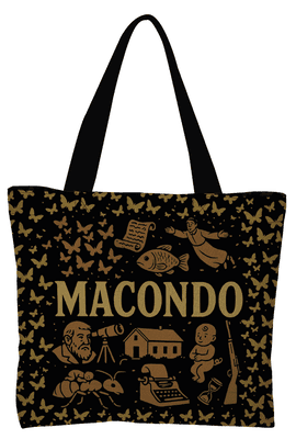 Bolsa Macondo - Preta - Tertúlia Produtos Literários
