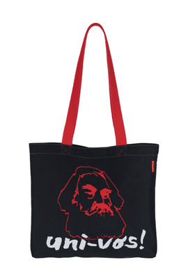 BOOK BAG KARL MARX - preta - Tertúlia Produtos Literários