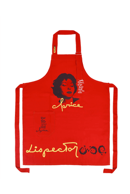 AVENTAL CLARICE LISPECTOR - Vermelho - Tertúlia Produtos Literários