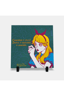 AZULEJO Alice Caminho - Color - Tertúlia Produtos Literários