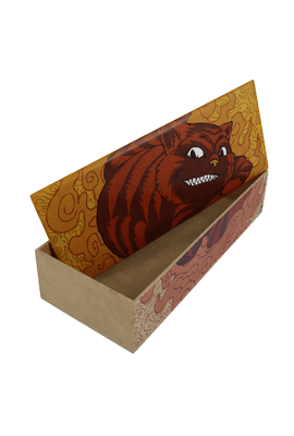 CAIXA BACANA MUNDO ALICE - Gato - Tertúlia Produtos Literários