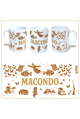 Caneca Macondo - Branca - Tertúlia Produtos Literários
