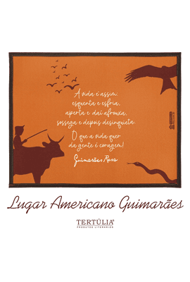 LUGAR AMERICANO GUIMARÃES ROSA - Laranja - Tertúlia Produtos Literários