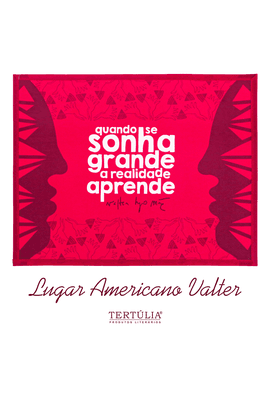 LUGAR AMERICANO VALTER HUGO MÃE - Vermelho - Tertúlia Produtos Literários