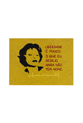 Quadrinho Clarice Lispector Liberdade - Tertúlia Produtos Literários