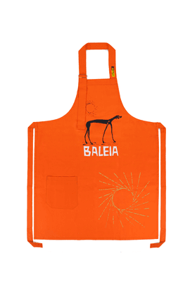 AVENTAL BALEIA - Laranja - Tertúlia Produtos Literários