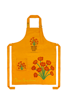 AVENTAL CORA CORALINA RECRIA - Amarelo - Tertúlia Produtos Literários