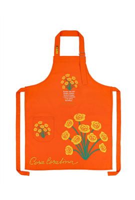 AVENTAL CORA CORALINA RECRIA - Laranja - Tertúlia Produtos Literários