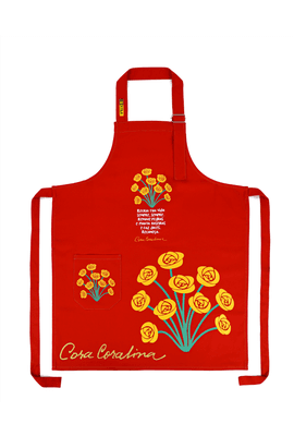 AVENTAL CORA CORALINA RECRIA - Vermelho - Tertúlia Produtos Literários