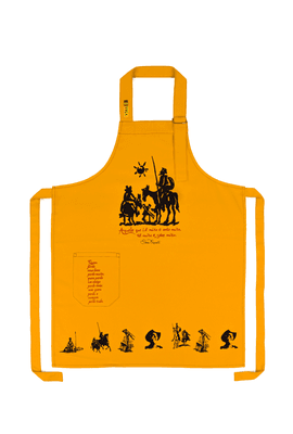 AVENTAL DOM QUIXOTE - Amarelo - Tertúlia Produtos Literários