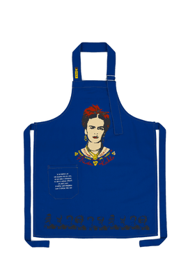 AVENTAL FRIDA KAHLO - Azul - Tertúlia Produtos Literários