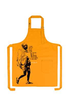 AVENTAL GANDHI - Amarelo - Tertúlia Produtos Literários