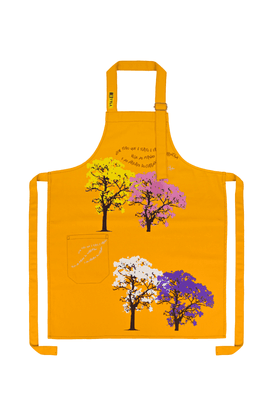 AVENTAL NICOLAS BEHR - Amarelo - Tertúlia Produtos Literários