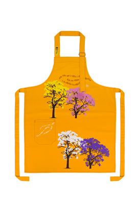 AVENTAL NICOLAS BEHR - Amarelo - Tertúlia Produtos Literários