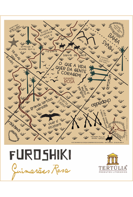 FUROSHIKI GUIMARÃES ROSA - CRU - 70X70 - Tertúlia Produtos Literários